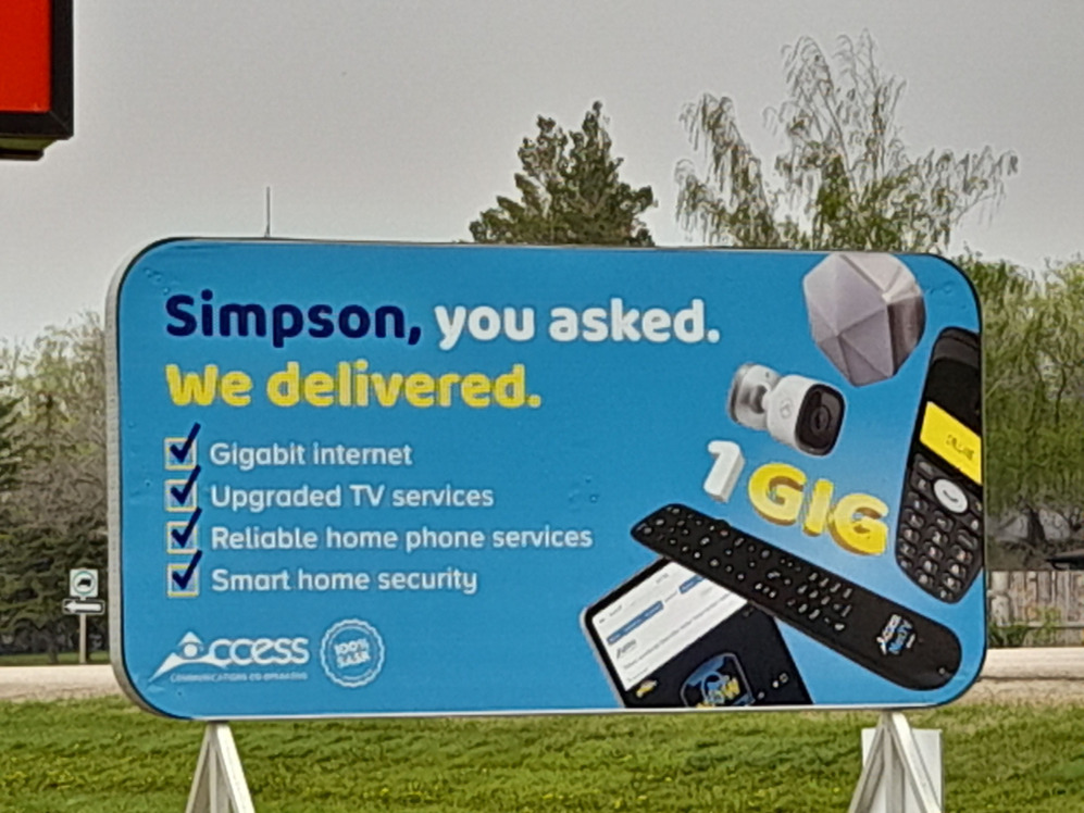 Both Access Communications and Flexnetworks povide high speed internet